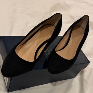 Cole Haan Lena Mid Pump Women's Black Suede Heels Size 7
